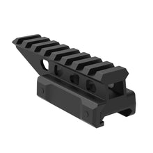 Load image into Gallery viewer, Picatinny Rail Riser Mount Picatinny Red Dot Riser Mount 0.88“ Height 2.5" Long 8-Slot (MT088-8L)