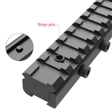 Load image into Gallery viewer, 11mm 3/8&quot; Dovetail To 7/8&quot; 20mm Picatinny Rail Adapter Converter