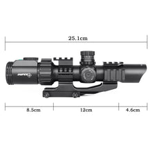 Load image into Gallery viewer, Sniper ST 1-4X28 AR Tactical Rifle Scope Combo Red/Green Illuminated Reticle, Flash Light, RED Dot sight and Reflex Dot Sight
