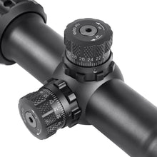 Load image into Gallery viewer, Sniper ST 1-4X28 AR Tactical Rifle Scope Combo Red/Green Illuminated Reticle, Flash Light, RED Dot sight and Reflex Dot Sight