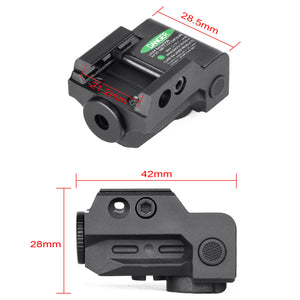 Sniper GL01G Green Dot Sight with USB Rechargeable Battery Pistols & Handguns Rail Mount