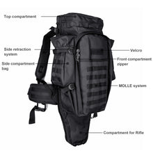 Load image into Gallery viewer, 34&#39;&#39; Tactical Backpack with Rifle Holder Perfect for Hunting, Water-Resistant, Dust-Resistant