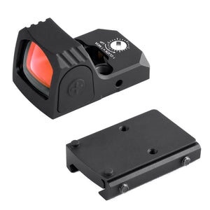 Sniper TR21 3MOA Reflex Sight Red Dot Sight for Rifles, Shortguns and Pistols Compatible with Picatinny/Weaver Rail, Waterproof, Shockproof