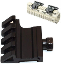 Load image into Gallery viewer, 2 PC 45 Degree Offset Picatinny /Weaver Rail Mount Offset Side Rail