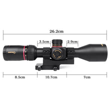 Load image into Gallery viewer, Sniper VT3-12X40MFFP First Focal Plane (FFP) Scope with Red/Green Illuminated Mil-Dot Reticle