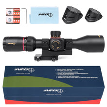 Load image into Gallery viewer, Sniper VT3-12X40MFFP First Focal Plane (FFP) Scope with Red/Green Illuminated Mil-Dot Reticle