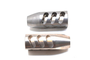 AR15 .223 1/2"x28 Tanker 50 Style Stainless Steel Muzzle Brake