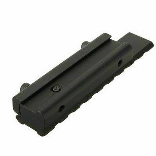 Eastern Tactical Supply 3/8 11MM to 7/8 Dovetail to Picatinny Adaptor  Mount 24 Slots (DV24), 260mm, Low Profile Dovetail to Picatinny Rail  Adapter 11mm to 21mm Picatinny Riser Mount, Length 10 