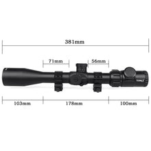 Load image into Gallery viewer, MK 6.5-20x42 SAL Rifle Scope, Glass Etched Red/Green Illuminated Reticle with Heavy Duty Scope Rings and Lens Covers