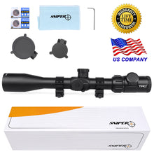 Load image into Gallery viewer, MK 6.5-20x42 SAL Rifle Scope, Glass Etched Red/Green Illuminated Reticle with Heavy Duty Scope Rings and Lens Covers