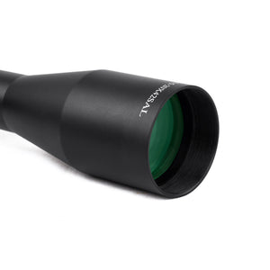MK 6.5-20x42 SAL Rifle Scope, Glass Etched Red/Green Illuminated Reticle with Heavy Duty Scope Rings and Lens Covers