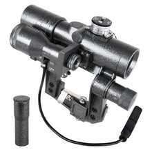 Load image into Gallery viewer, AK Scope SVD Dragunov 1x30mm Red Dot Sight, Red Laser, Flashlight Combo SD1X30 Combo