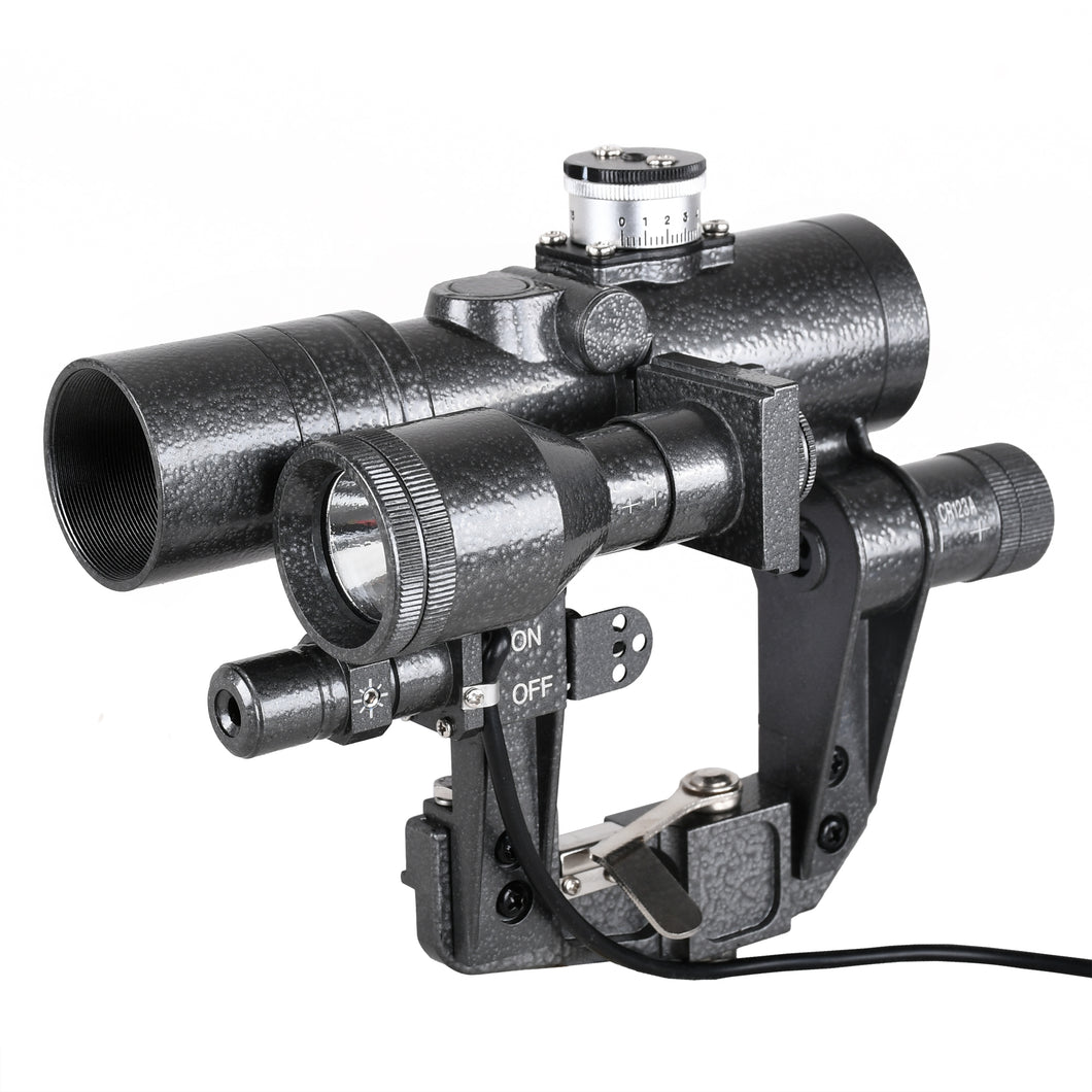 AK Scope SVD Dragunov 1x30mm Red Dot Sight, Red Laser, Flashlight Combo SD1X30 Combo