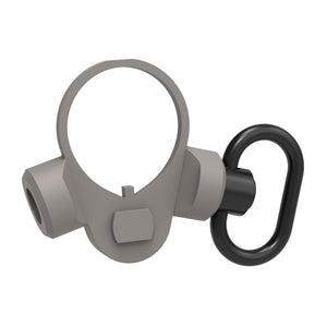 QD-Y AR-15 Ambi Adapter Mount Point w/ Push Botton QD Sling Swivel Receiver End Plate (BLACK/GREEN/TAN)