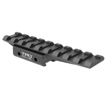 Load image into Gallery viewer, 3/8" 11mm to 7/8" 20mm Dovetail to Picatinny Adapter Mount, Low Profile Dovetail to Picatinny Rail 11mm to 21mm Picatinny Riser Mount (DV11-9S)