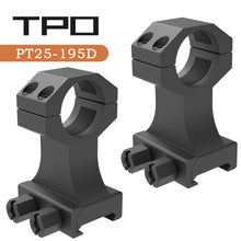 Load image into Gallery viewer, GIII Picatinny 1" Scope Rings, Heavy Duty Extra High Scope Rings (PT25-195D)