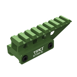 Picatinny Rail Riser Mount Picatinny Red Dot Riser Mount 0.88“ Height 2.5" Long 8-Slot (MT088-8L)