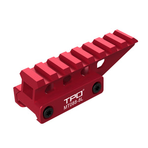 Picatinny Rail Riser Mount Picatinny Red Dot Riser Mount 0.88“ Height 2.5" Long 8-Slot (MT088-8L)