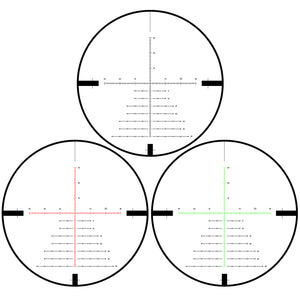 Sniper ZT 4.5-18x44 FFP Scope Side Parallax Adjustment Glass Etched Reticle Red Green Illuminated with Scope Mount