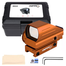 Load image into Gallery viewer, Sniper   Red Dot Sight 4 Reticles Reflex Sight  Red/Green  RD22(Orange)