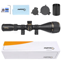 Load image into Gallery viewer, Sniper NT-HD 3-15x56 AOGL Scope 30mm Tube with Red, Green Illuminated Reticle