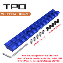 Load image into Gallery viewer, Mossberg 500/590/835 Scope Base (Blue)