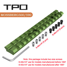 Load image into Gallery viewer, Mossberg 500/590/835 Scope Base (Green)