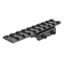 Load image into Gallery viewer, 3/8" 11mm to 7/8" 20mm Dovetail to Picatinny Adapter Mount, Low Profile Dovetail to Picatinny Rail 11mm to 21mm Picatinny Riser Mount (DV11-9S)