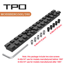 Load image into Gallery viewer, Mossberg 500/590/835 Scope Base (Black)