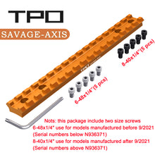 Load image into Gallery viewer, Savage Axis/Edge/Savage axis II/Savage axis xp for Picatinny Rail Mount (Orange)