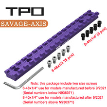 Load image into Gallery viewer, Savage Axis/Edge/Savage axis II/Savage axis xp for Picatinny Rail Mount (Perpul)