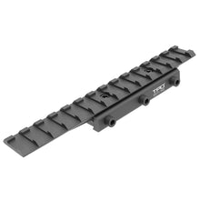 Load image into Gallery viewer, 3/8" 11mm to 7/8" 20mm Dovetail to Picatinny Adapter Mount, Low Profile Dovetail to Picatinny Rail 11mm to 21mm Picatinny Riser Mount (DV11-14S)