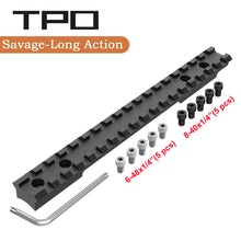 Load image into Gallery viewer, Savage 110 Picatinny Rail Mount for Savage Long Action (Black)