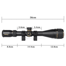 Load image into Gallery viewer, Sniper NT-HD 4-16X50 AOGL Scope with Red, Green Illuminated Reticle
