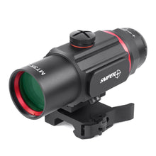 Load image into Gallery viewer, 3X Red Rot Magnifier with Quick Release Mount, Flip to Side Red Dot Magnifier
