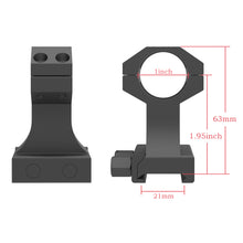 Load image into Gallery viewer, GIII Picatinny 1" Scope Rings, Heavy Duty Extra High Scope Rings (PT25-195D)