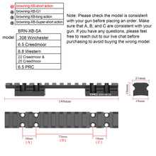 Load image into Gallery viewer, Browning X Bolt  Short  Action Scope Base