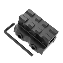 Load image into Gallery viewer, 3-Slot Riser Scope Mount 0.5 inch /0.83 inch /1 inch Picatinny Rail Riser Mount
