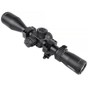 Sniper ZT 5-27x50 FFP Scope Side Parallax Adjustment Glass Etched Reticle Red Green Illuminated with Scope Mount