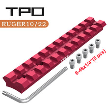 Load image into Gallery viewer, Ruger 1022 10/22 Scope Base (Red)