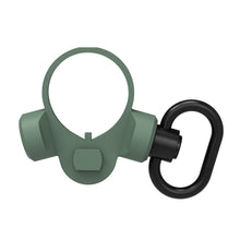 Load image into Gallery viewer, QD-Y AR-15 Ambi Adapter Mount Point w/ Push Botton QD Sling Swivel Receiver End Plate (BLACK/GREEN/TAN)