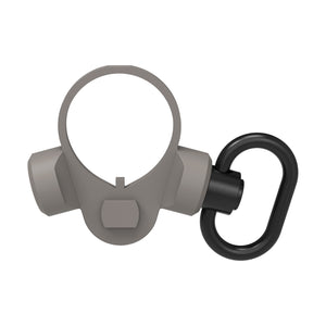 QD-Y AR-15 Ambi Adapter Mount Point w/ Push Botton QD Sling Swivel Receiver End Plate (BLACK/GREEN/TAN)