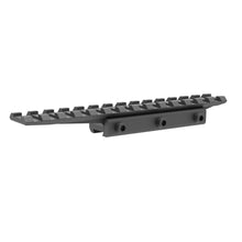 Load image into Gallery viewer, 3/8" 11mm to 7/8" 20mm Dovetail to Picatinny Adapter Mount, Low Profile Dovetail to Picatinny Rail 11mm to 21mm Picatinny Riser Mount (DV11-14S)