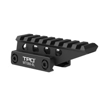 Load image into Gallery viewer, Picatinny Rail Riser Mount Picatinny Red Dot Riser Mount 0.88“ Height 2.5&quot; Long 8-Slot (MT088-8L)