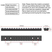 Load image into Gallery viewer, Ruger American Rifles Long Action Picatinny Rail Scope Base