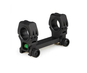High Profile 30mm Scope Mount with Bubble Level Fits 20mm Picatinny Rail