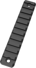 Load image into Gallery viewer, 2 PCS 4.5'' M-LOK 11 slots Picatinny Rail Section Aluminum Black