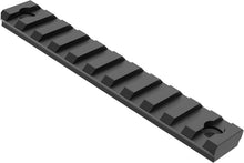 Load image into Gallery viewer, 2 PCS 4.5'' M-LOK 11 slots Picatinny Rail Section Aluminum Black