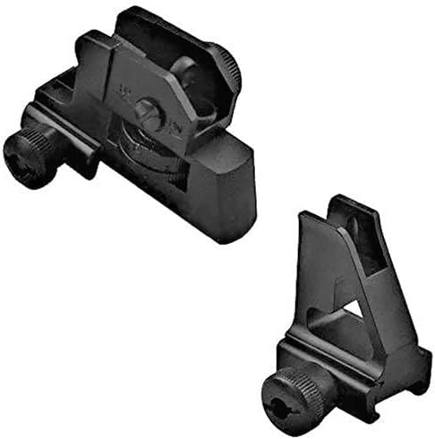 Slim Fixed A2 Rear Sight and A2 Front Sight, Picatinny Iron Sights ...