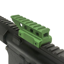Load image into Gallery viewer, Picatinny Rail Riser Mount Picatinny Red Dot Riser Mount 0.88“ Height 2.5&quot; Long 8-Slot (MT088-8L)